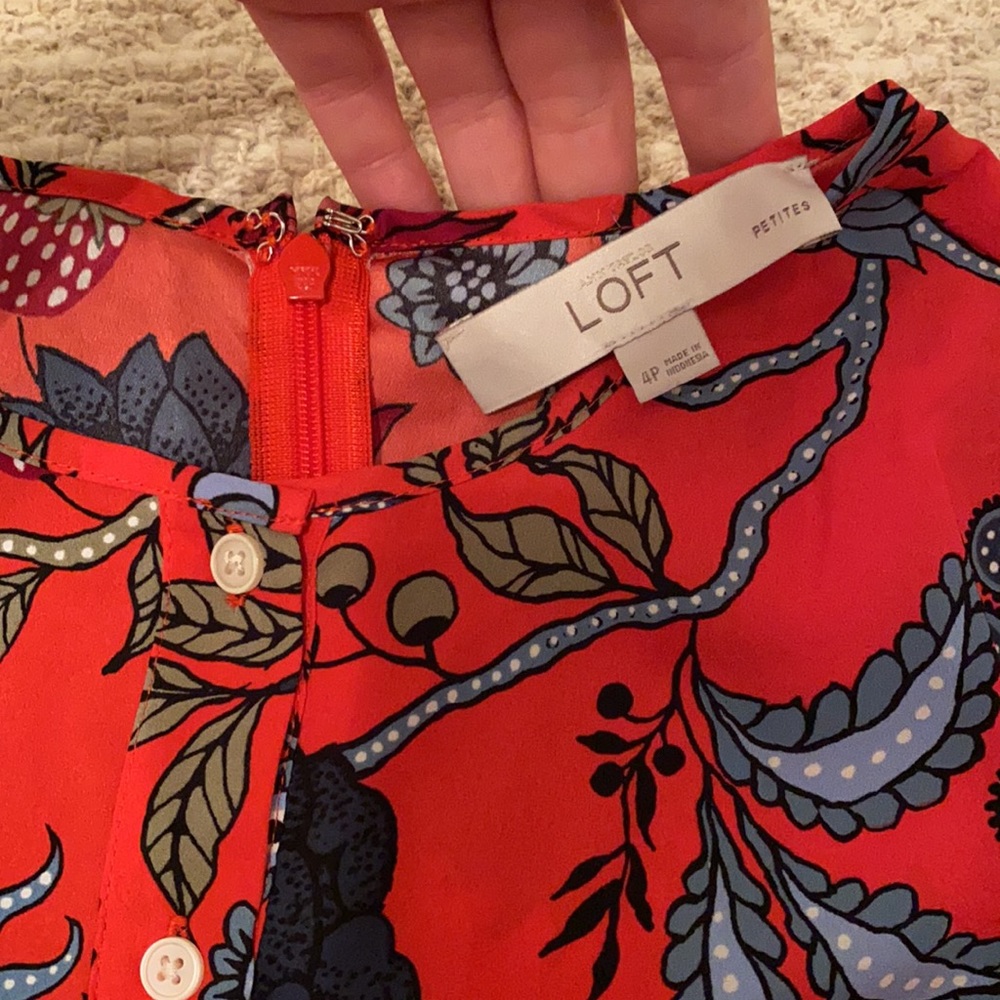 Loft Patterned Dress - Picture 3 of 4